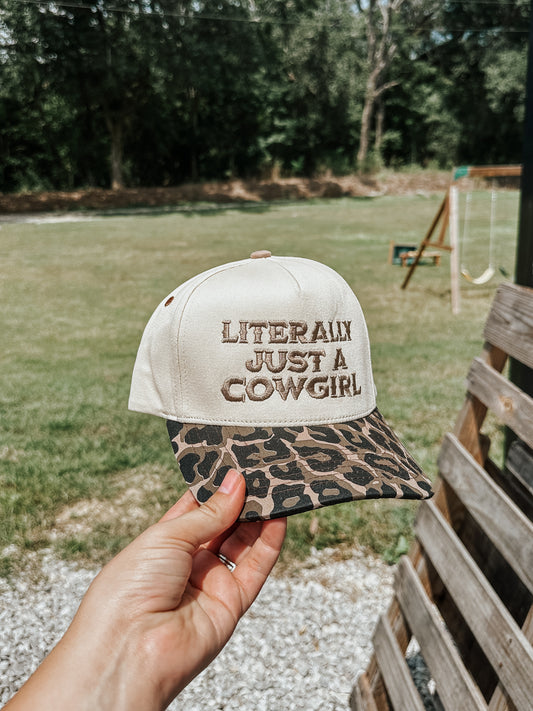 Literally Just A Cowgirl Trucker Hat