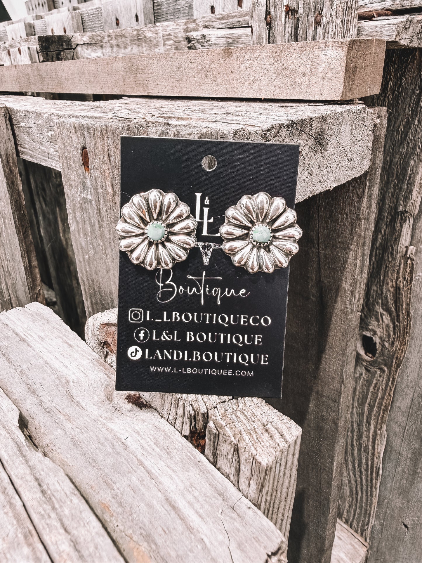 Remington Turquoise Concho Studs