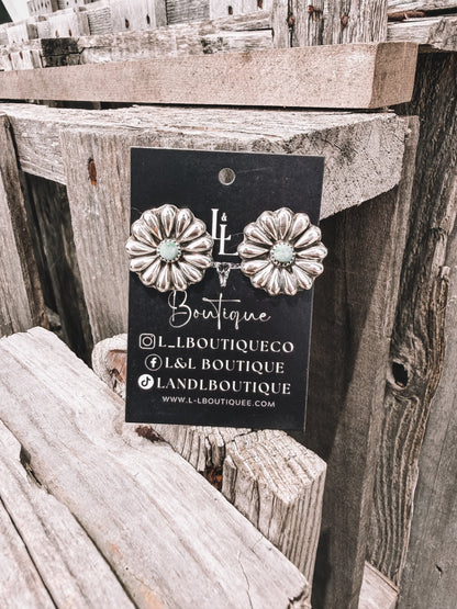 Remington Turquoise Concho Studs