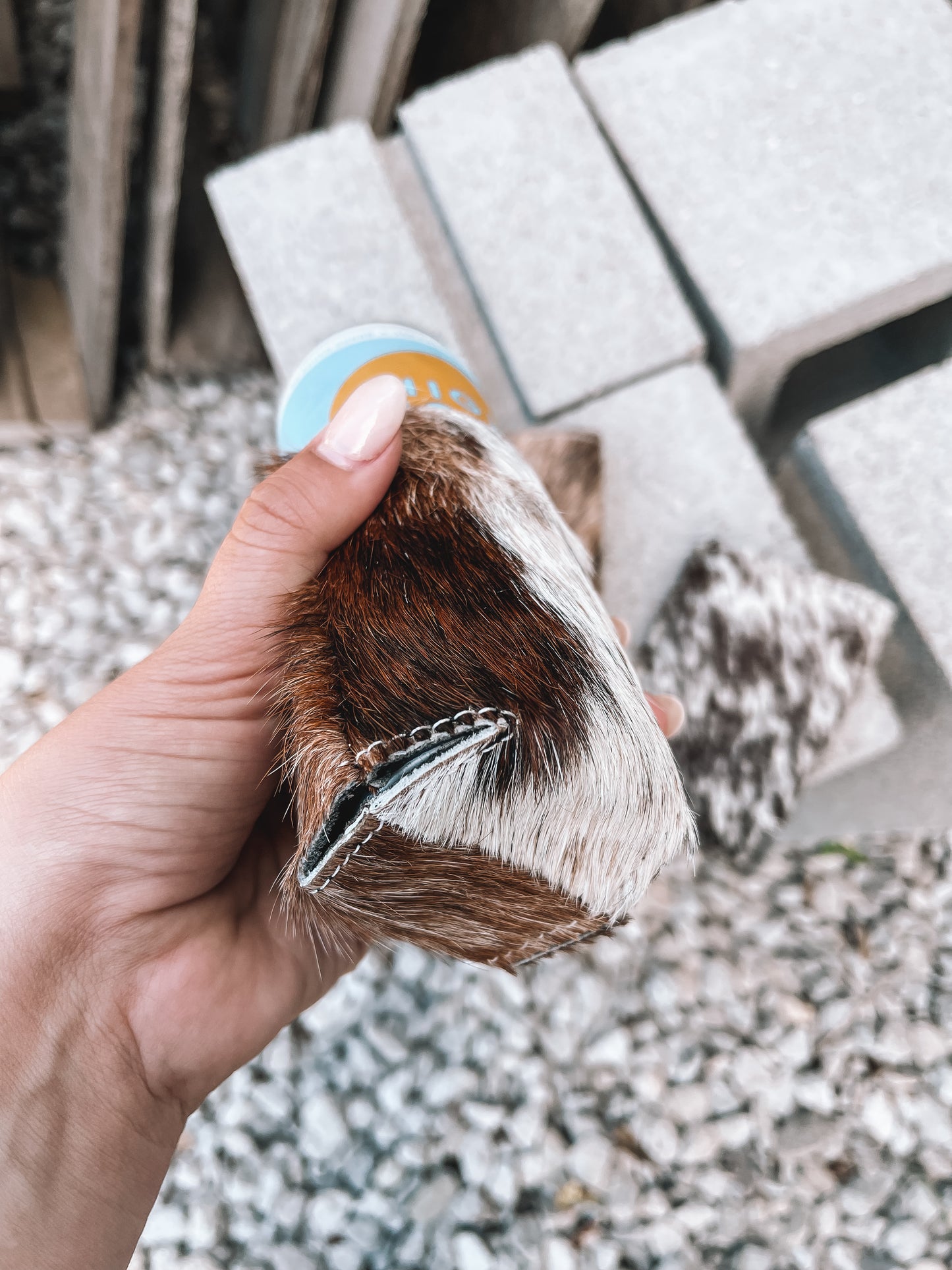 Cowhide Slim Koozie