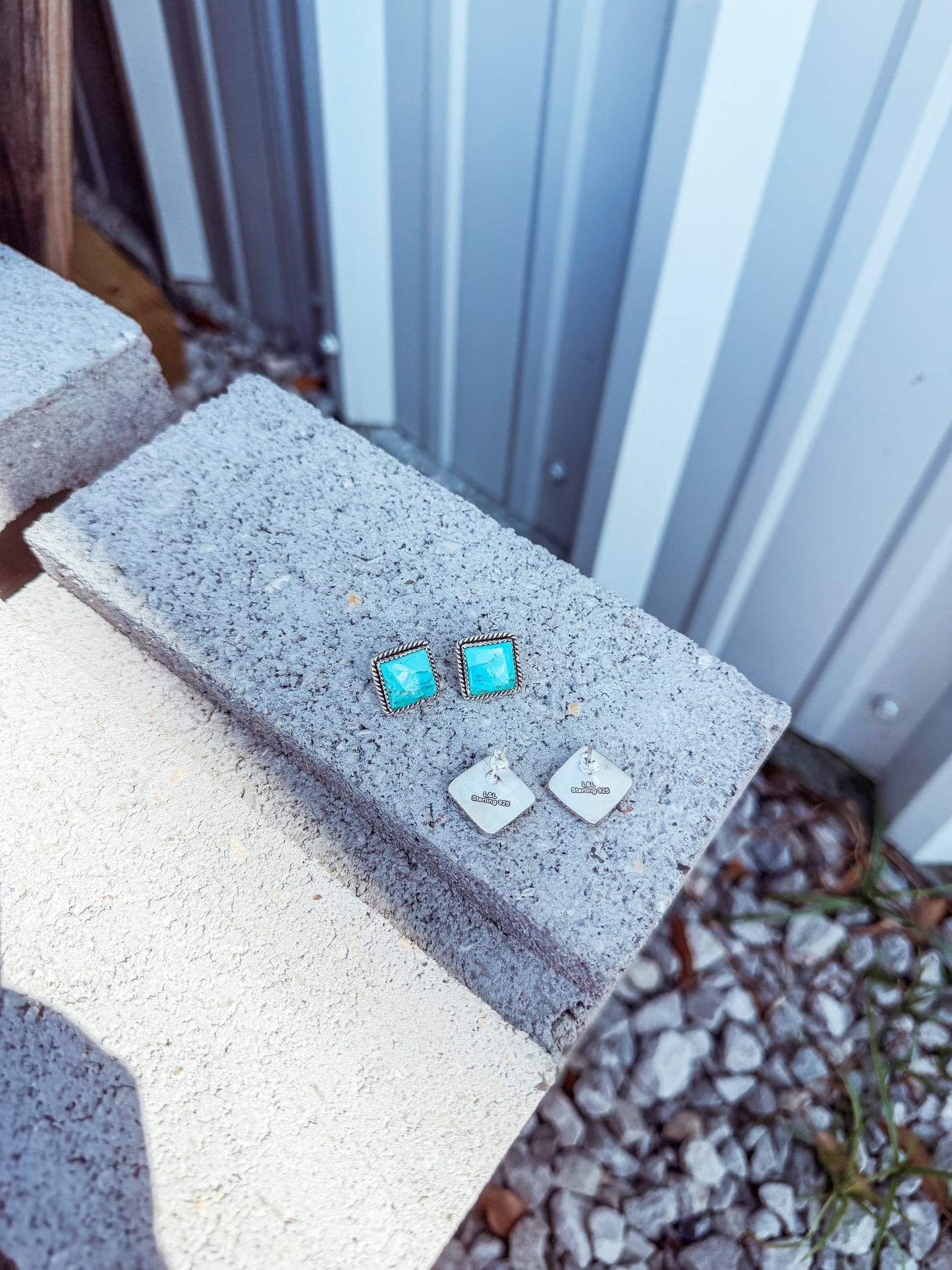 Squared Stud Earrings