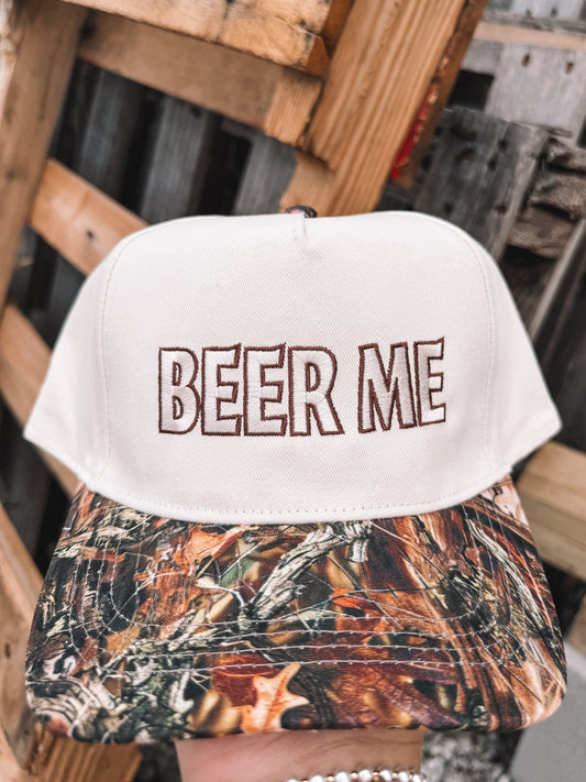 Beer Me Trucker Hat - Camo