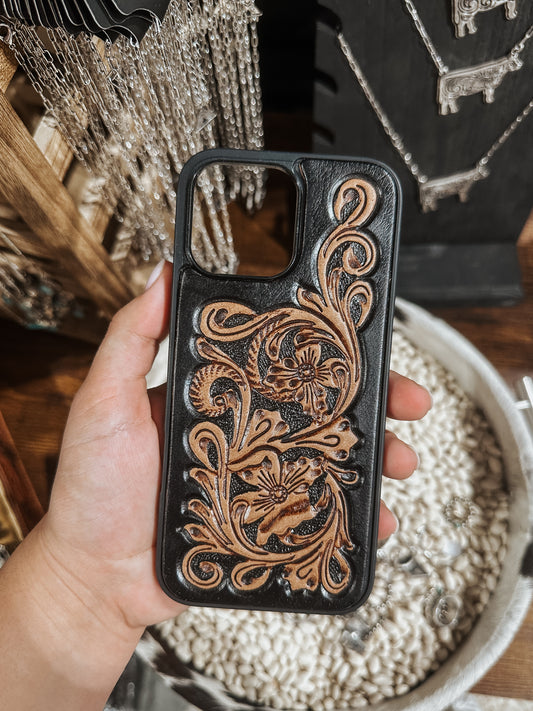 Brown Leather Phone Case (iPhone 16 Pro Max)