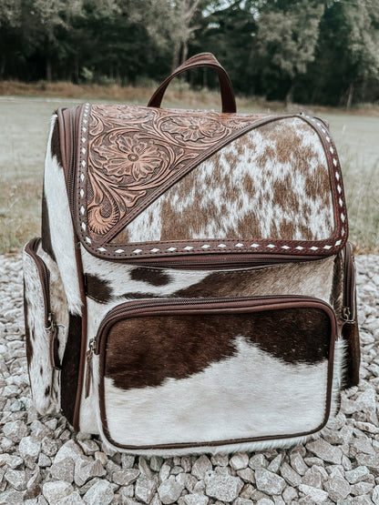 Tulsa Cowhide Leather Backpack