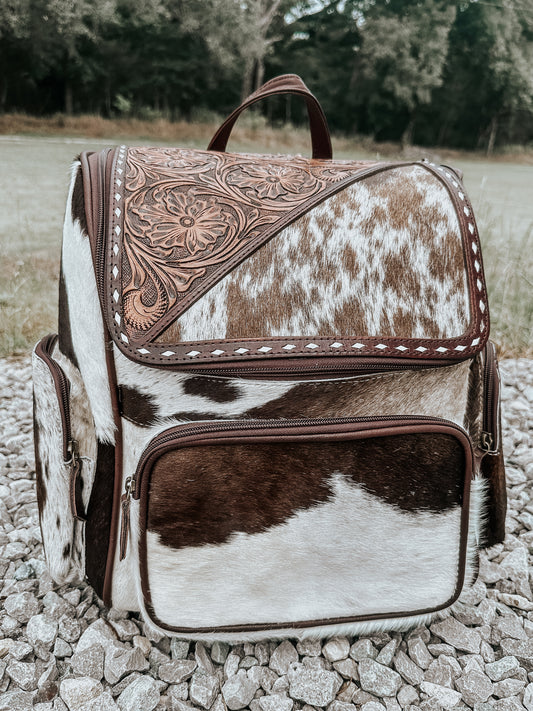 Tulsa Cowhide Leather Backpack