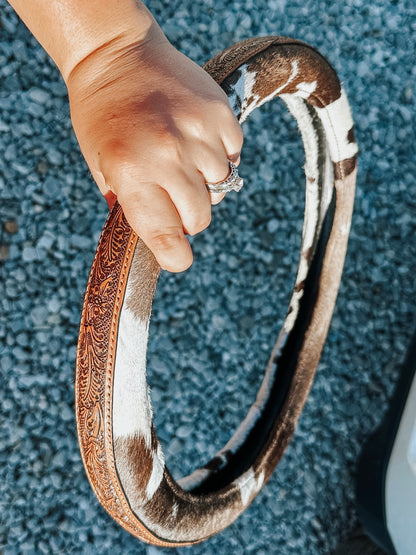 Cowhide & Leather Steering Wheel Cover