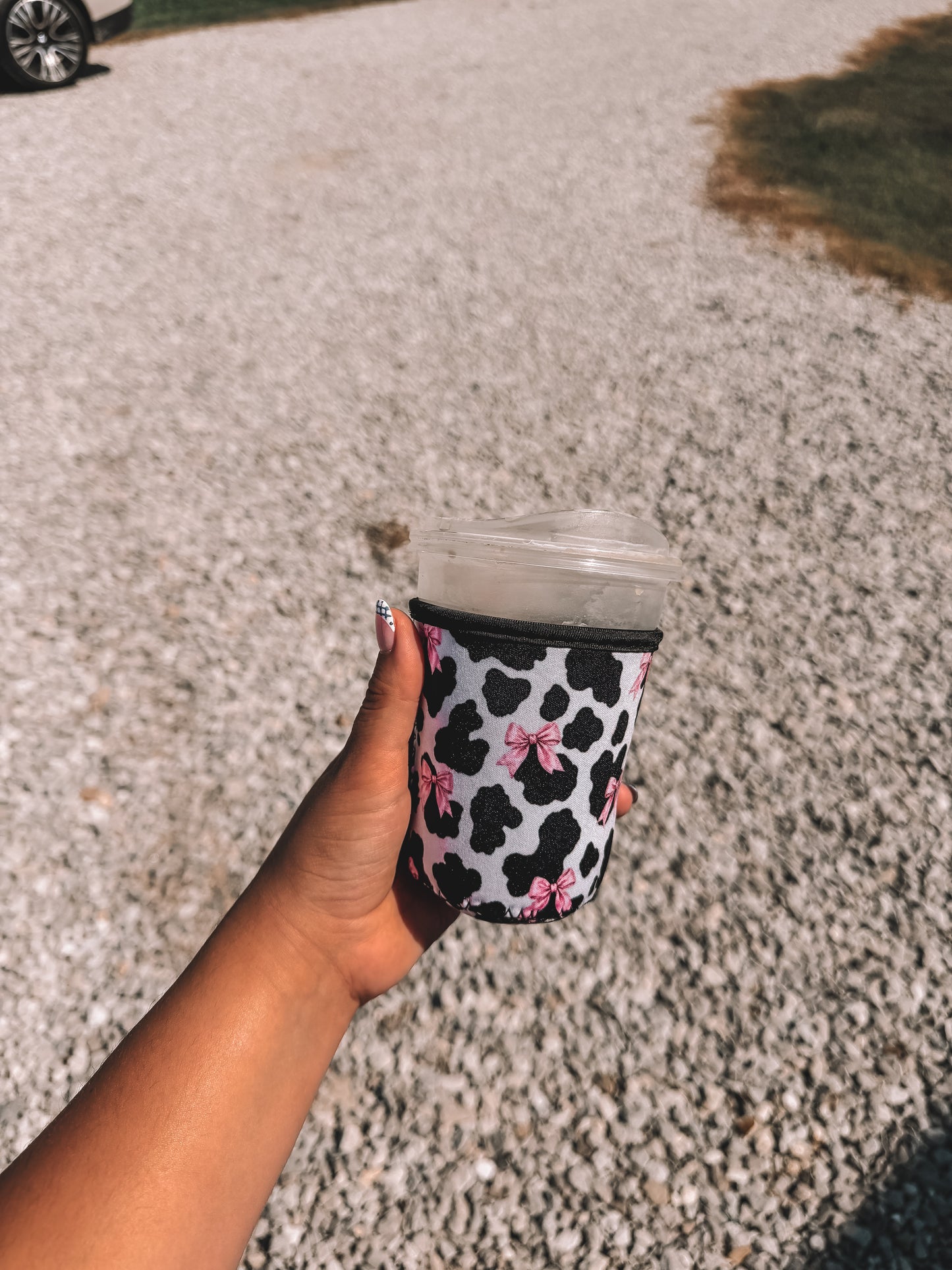 Coquette Cow Latte Koozie