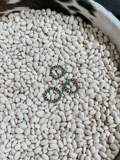 Sterling Silver Turquoise Beaded Ring