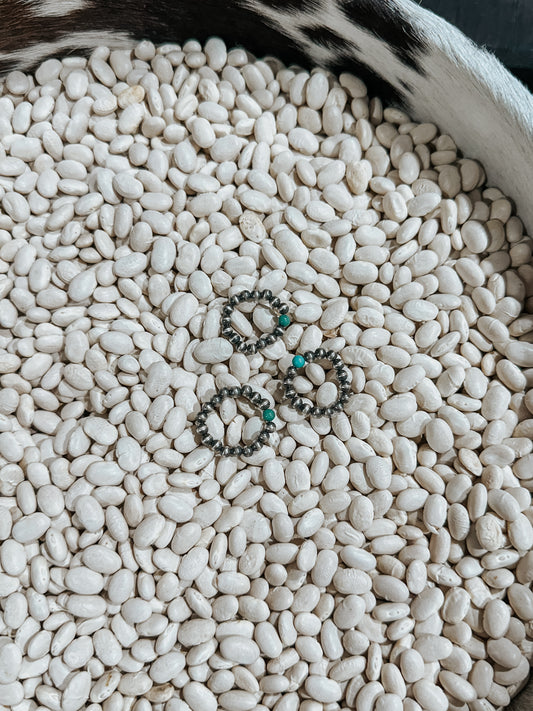 Sterling Silver Turquoise Beaded Ring