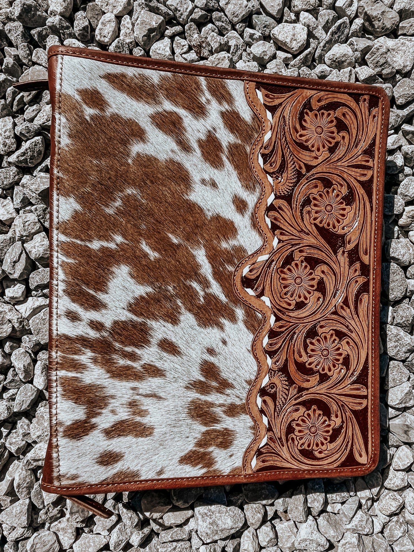 Cowhide Notepad/Clipboard