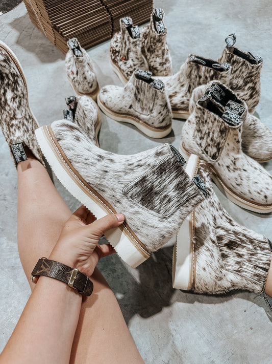 Cowhide Lechera Boot in Women