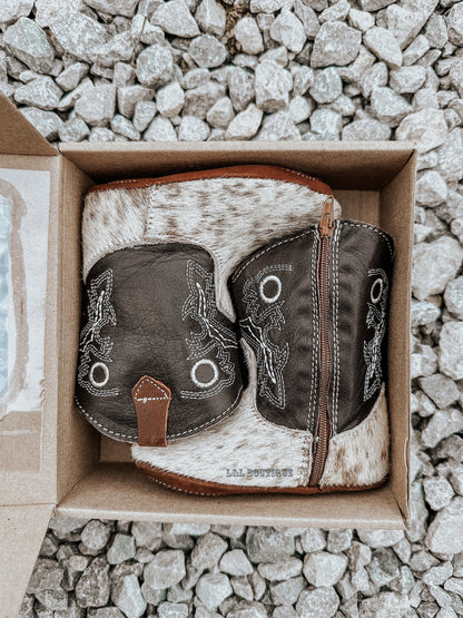 Cowhide Toddler Boots