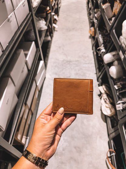 Men’s Tan Western Wallet