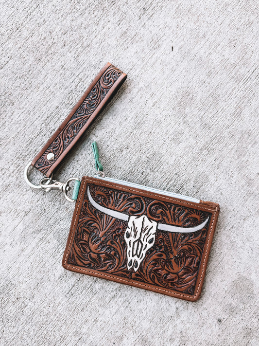 Pride Card Holder Keychain Longhorn