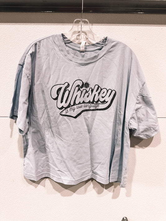 Whiskey Blue Crop Top