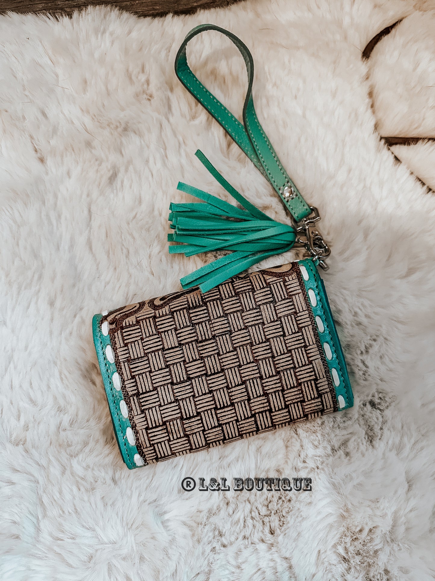 Turquoise Treasure Leather Wallet