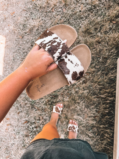 Cowhide Slides x L&L