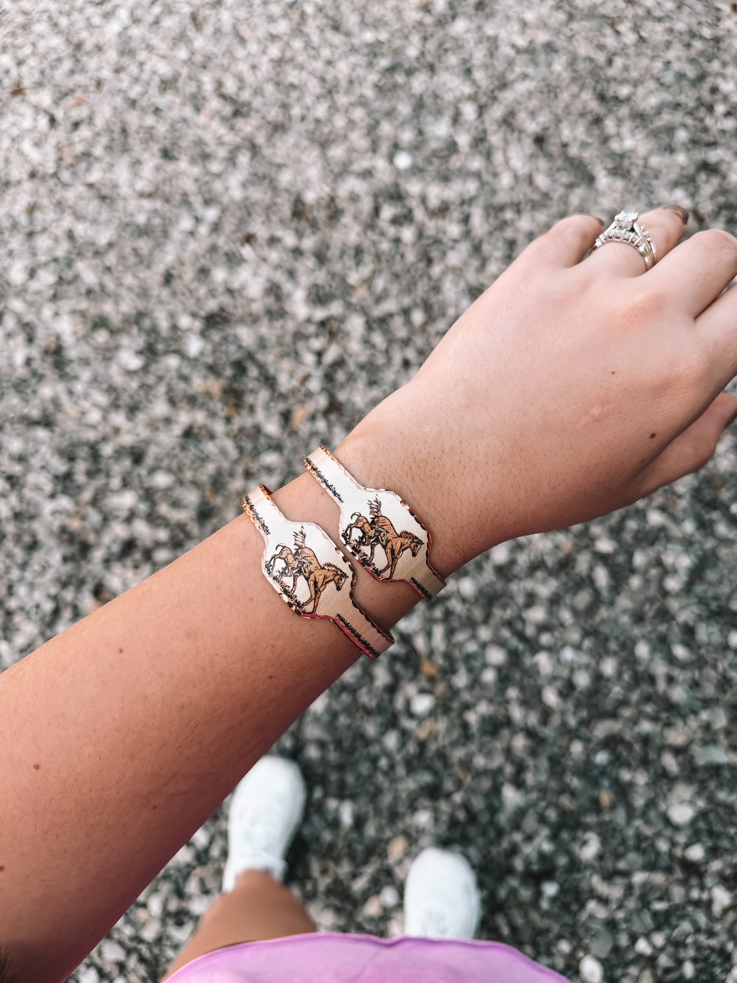 Running Horse Cuff Bracelet