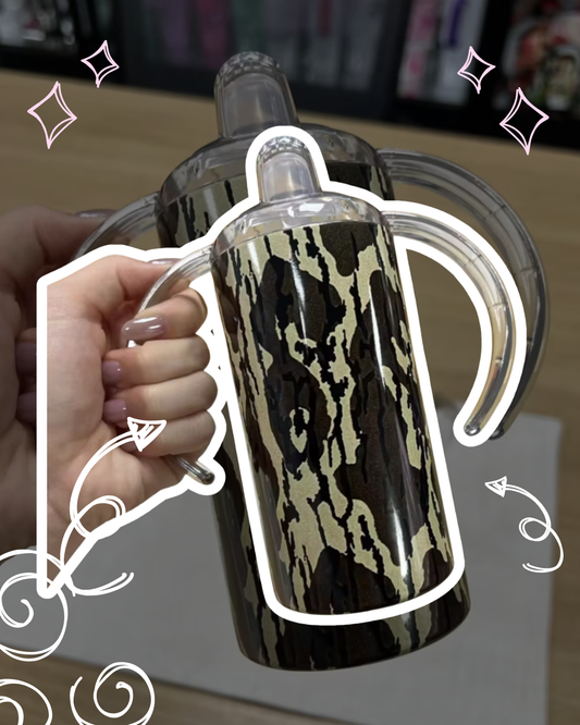 Sippy Cup Tumbler - Bottomland Camo PREORDER
