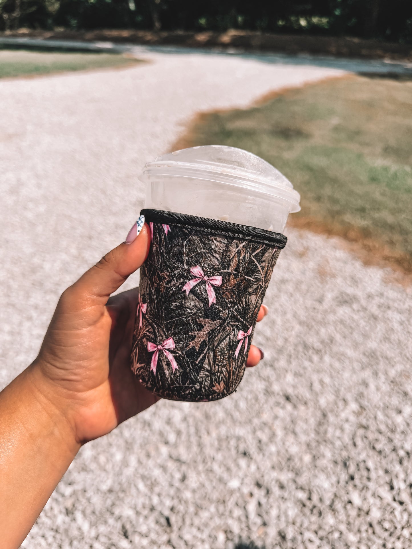 Coquette Mossy Camo Latte Koozie