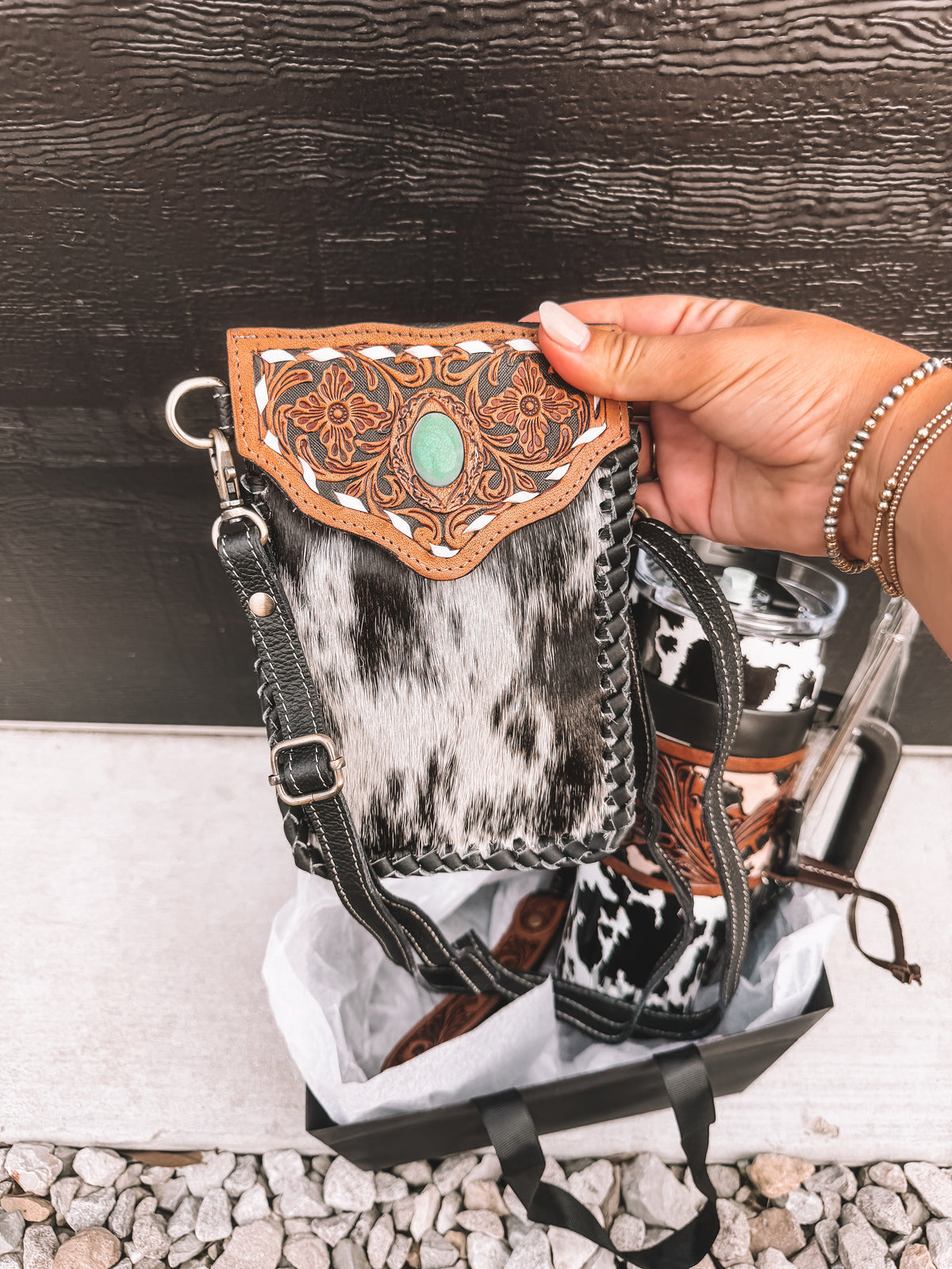 Wyoming Crossbody Keychain Bundle