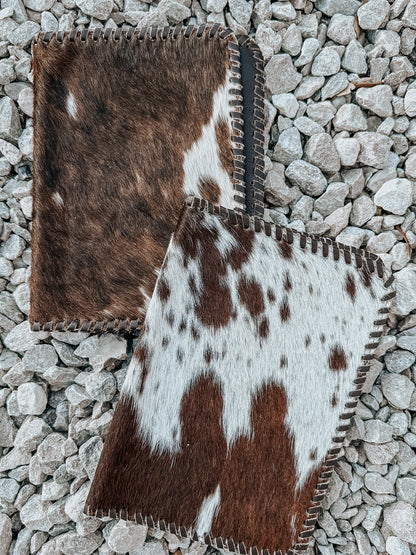 Cowhide Buckstitch Bible Cover