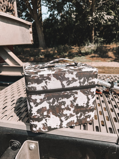 Oversized Makeup Box - Cow