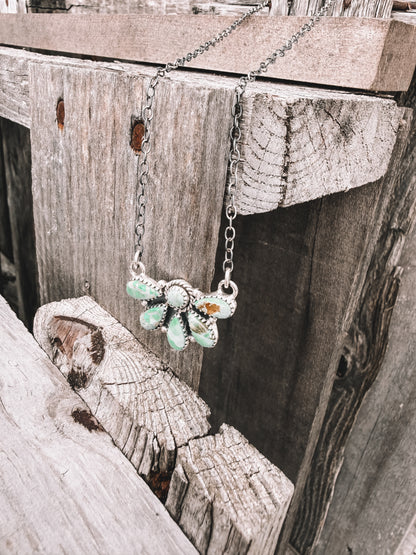 Laroux Necklace in Green