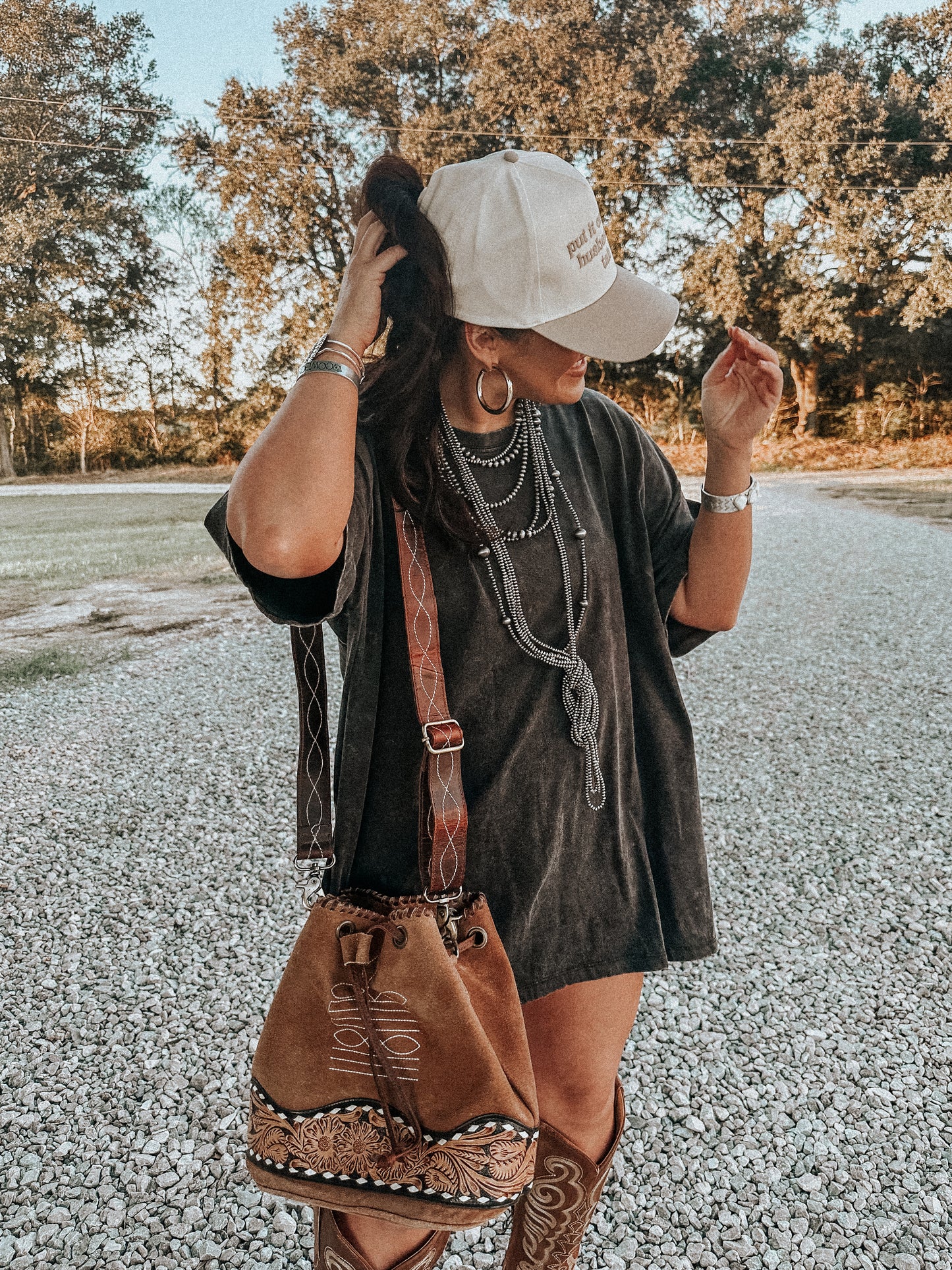 Oversized Mineral Tshirt in Black