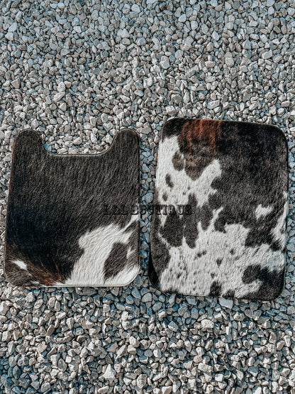 Cowhide Bathroom Mats