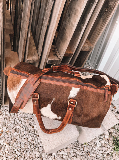 Lubbock Cowhide Duffle Bag