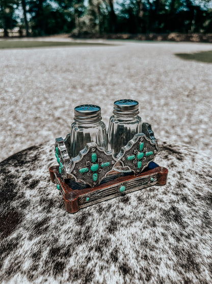Turquoise Salt & Pepper Shaker Set