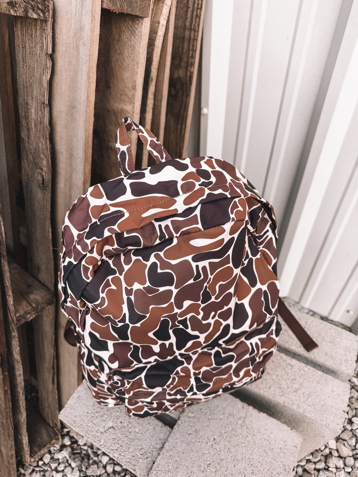 Old School Camo Backpack
