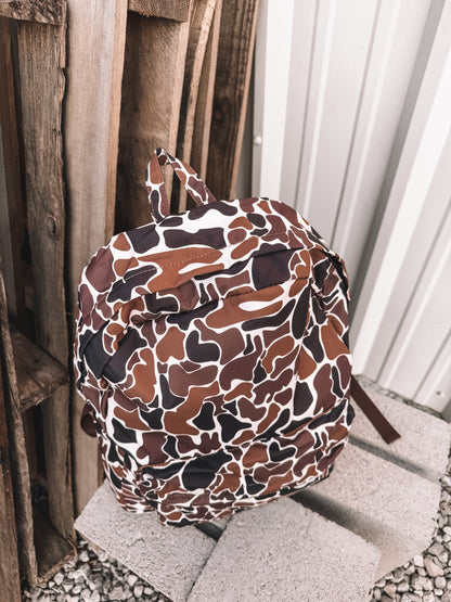 Old School Camo Backpack