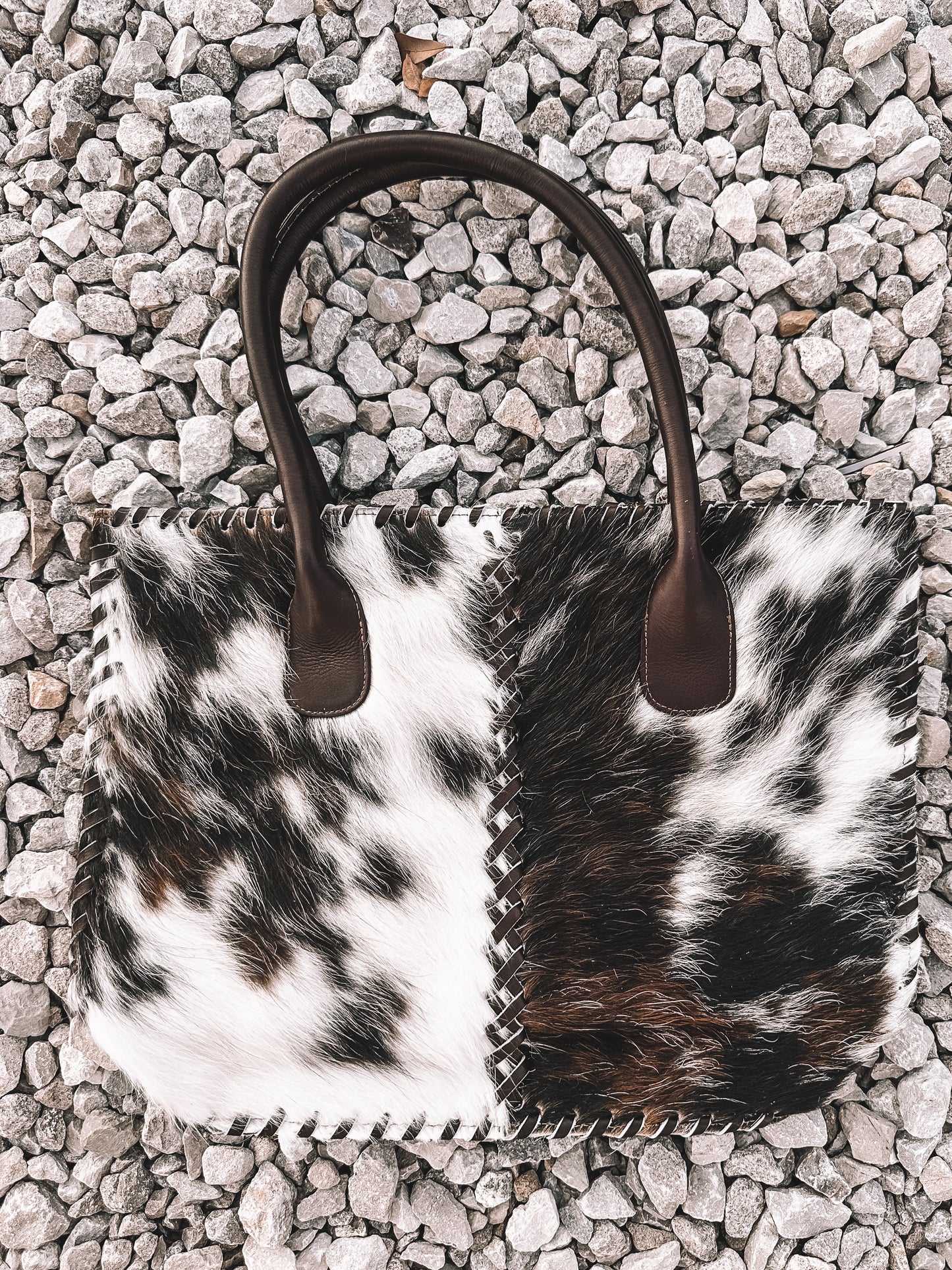 Elena Cowhide Tote Bag