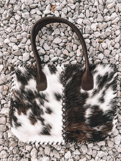 Elena Cowhide Tote Bag
