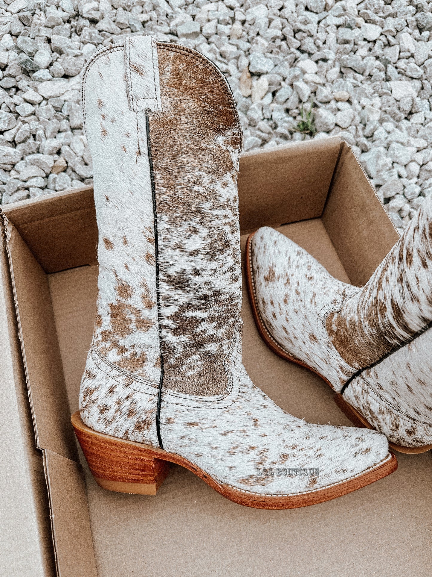 Red Hawk Cowhide Boots