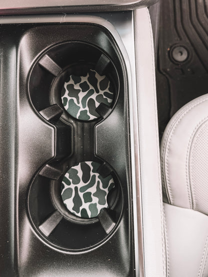 Car Coasters - Old School Camo