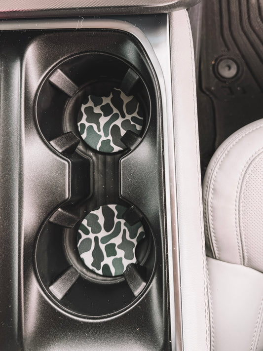Car Coasters - Old School Camo