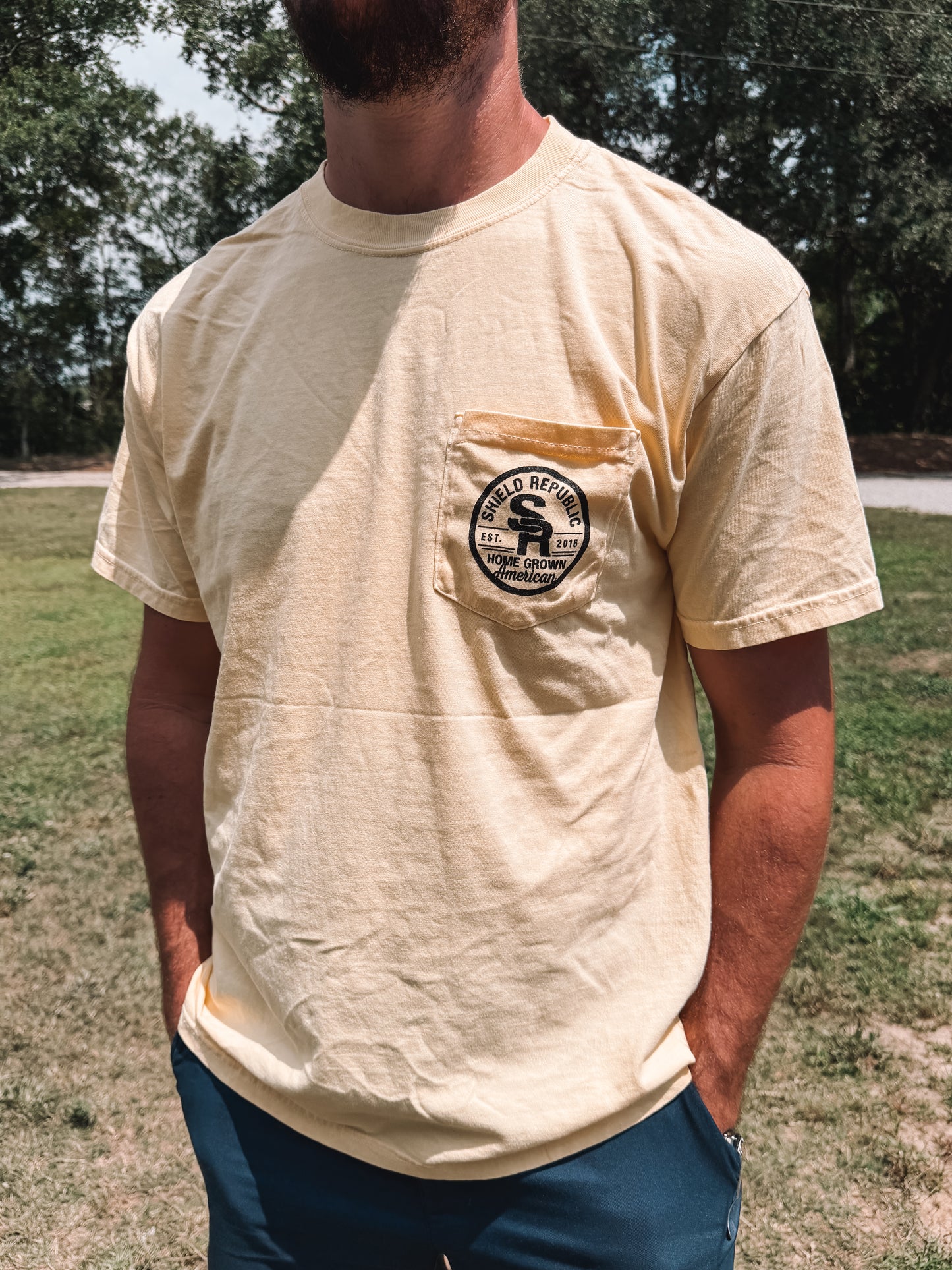 Shield Republic Men’s Tee ~ Powering A Nation