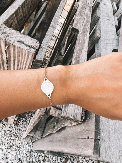 Tap To Pray Gold Chain Bracelet