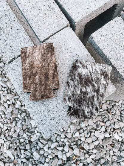 Cowhide Slim Koozie