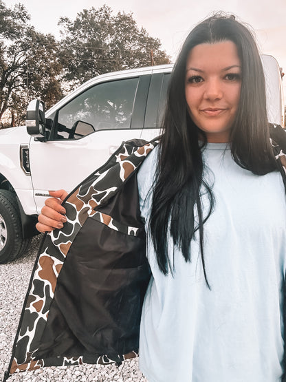 Camo Rain Coat PREORDER