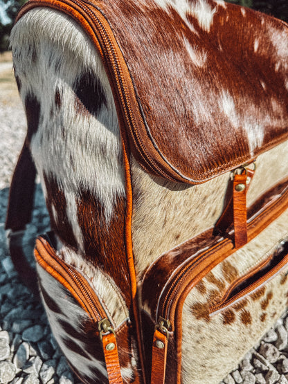 Magnolia Cowhide Leather Backpack