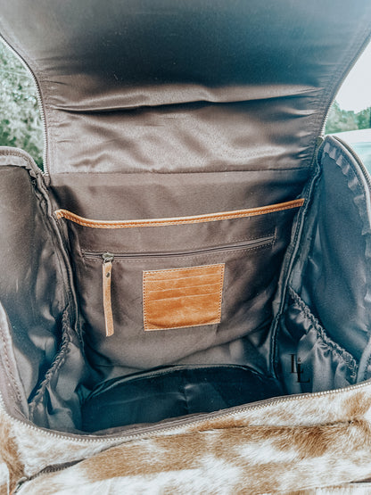 Tess Leather Cowhide Backpack