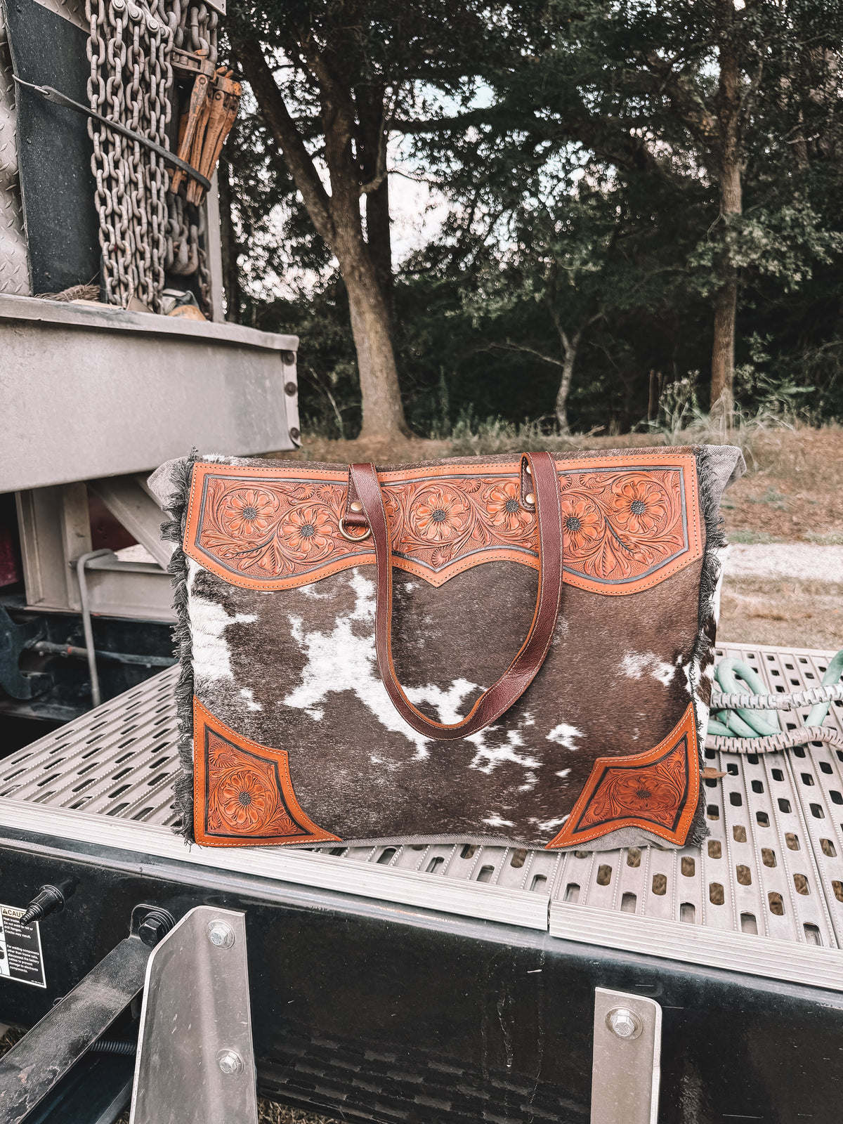 Cartright Cowhide Weekender Bag