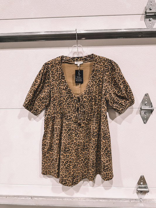 Leopard Romper