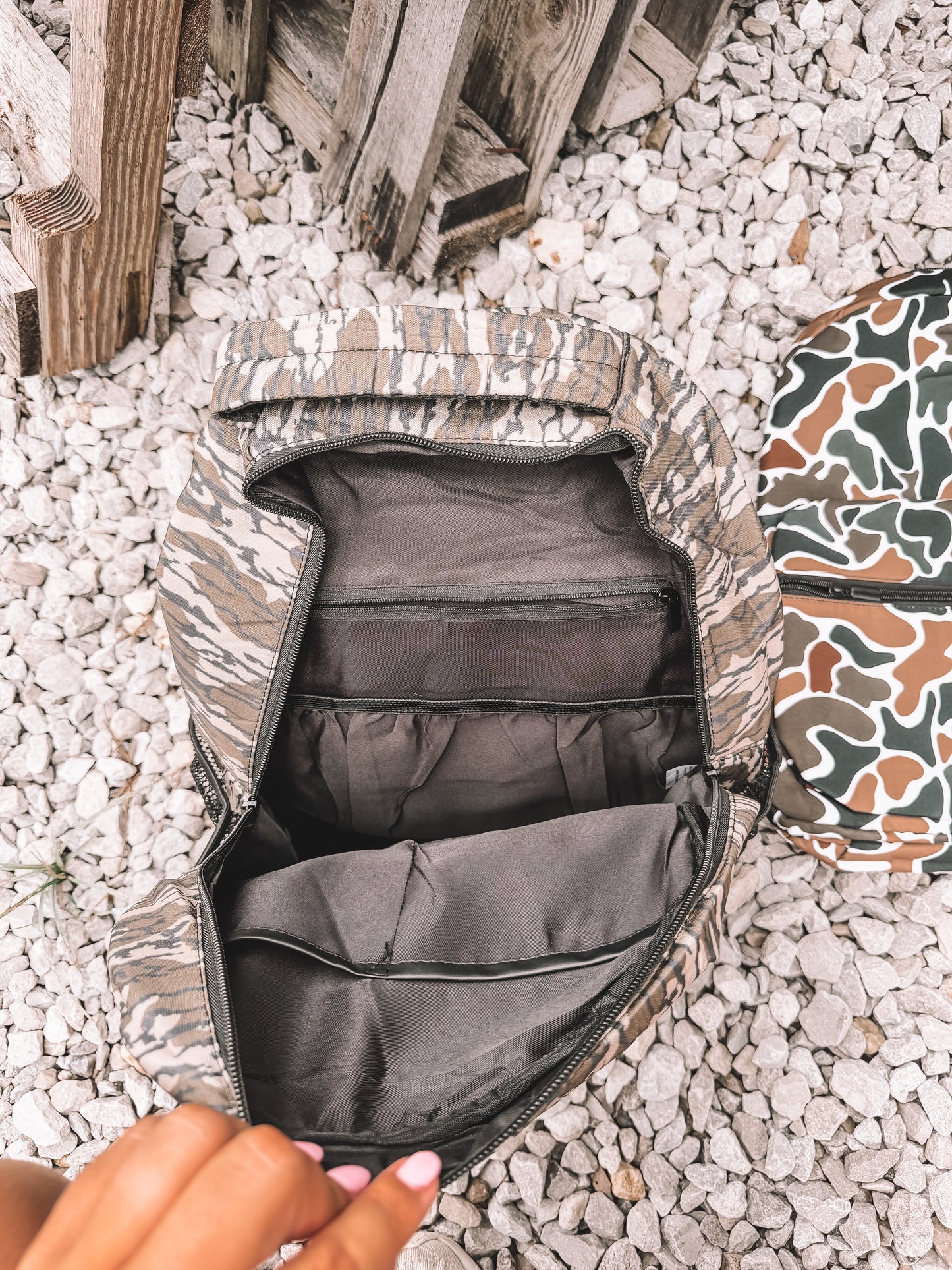 Camo School Backpack