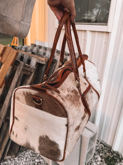 Lubbock Cowhide Duffle Bag