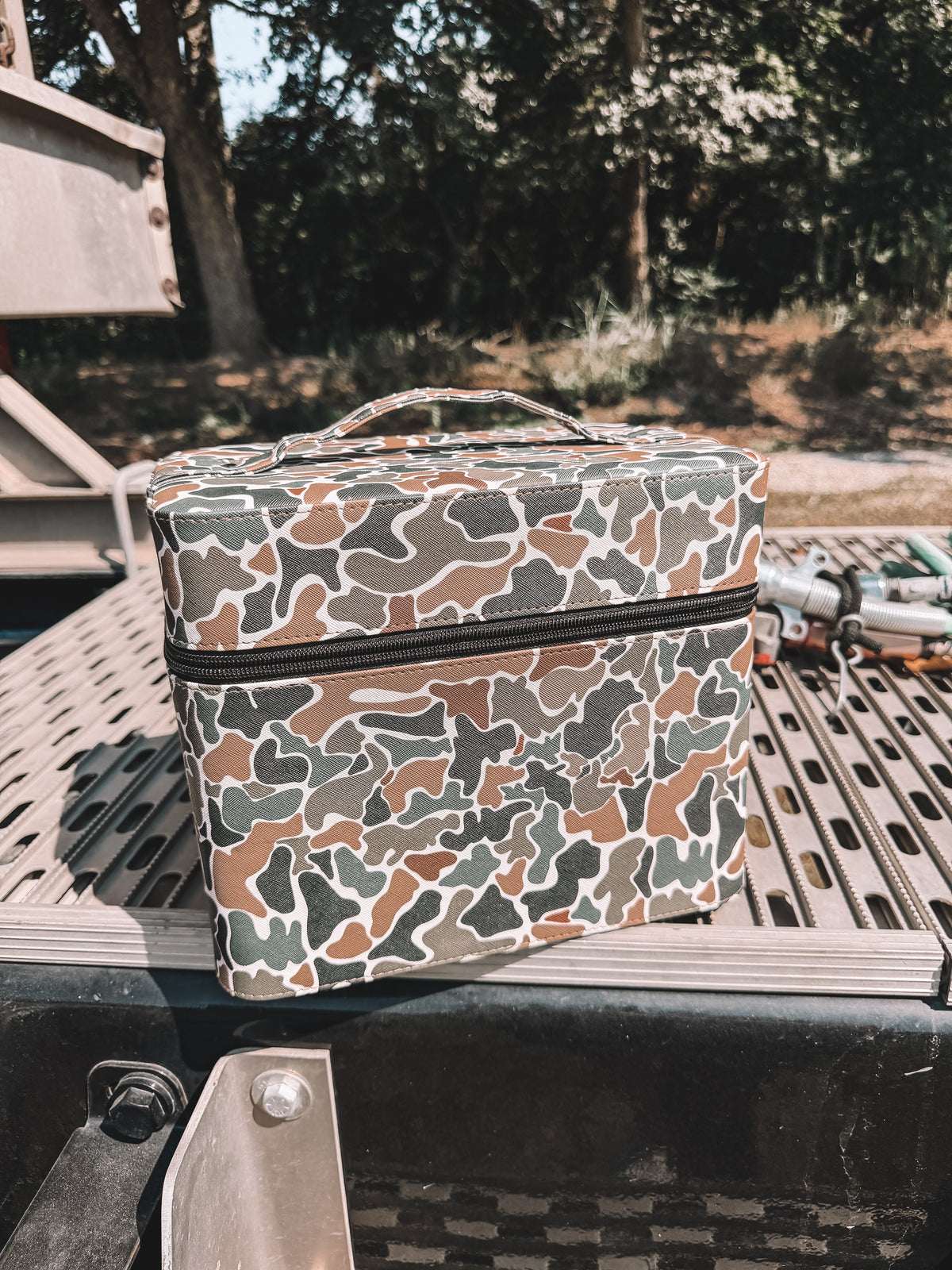 Oversized Makeup Box - Camo